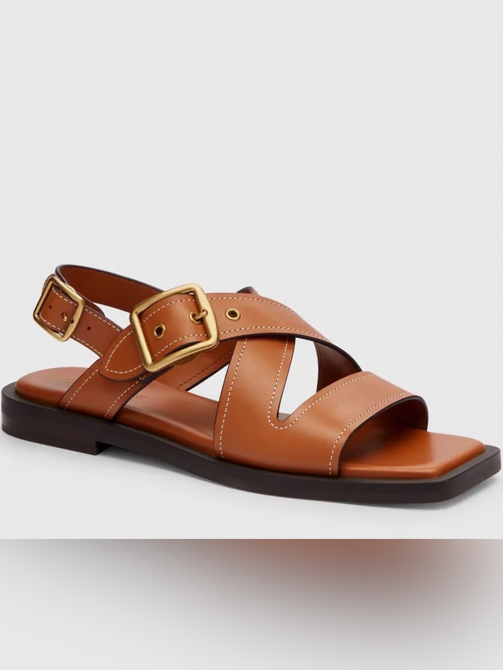 Coach Women's Archival Buckle Platform Sandals - Picture 2 of 5